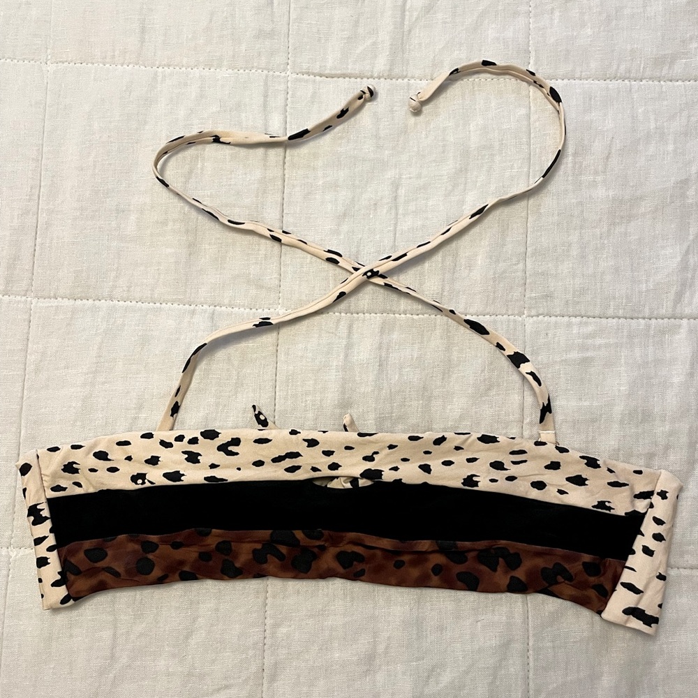 PQ Swim Wild Heart Reversible Bandeau Top